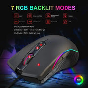 Backlit Gaming Mouse – USB Wired, 4 DPI Levels - Fastbuynow