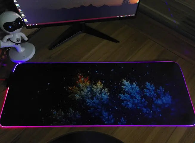 Tappetino pad per mouse RGB Luminoso con LED