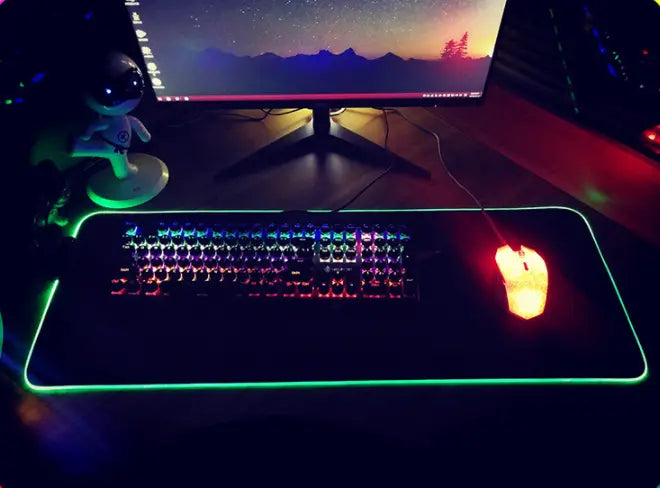 Tappetino pad per mouse RGB Luminoso con LED