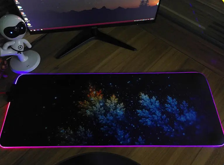 Tappetino pad per mouse RGB Luminoso con LED