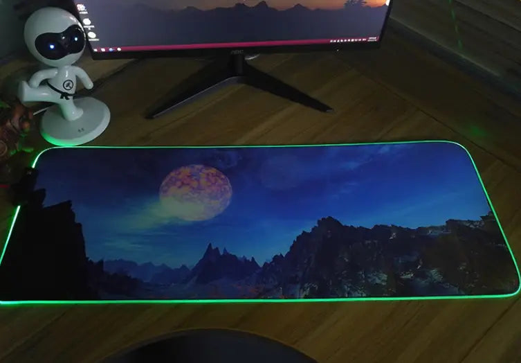 Tappetino pad per mouse RGB Luminoso con LED