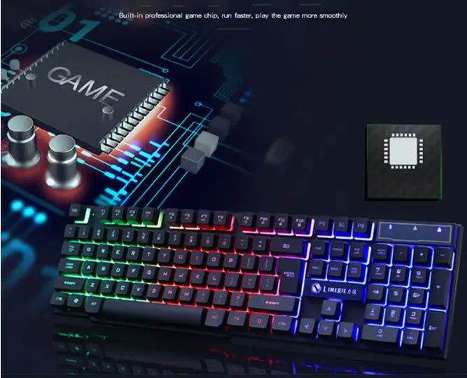 Set di tastiera e mouse da gioco GTX300 CF LOL con retroilluminazione