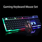 GTX300 Gaming CF LOL Gaming Keyboard Mouse Glowing Set - Fastbuynow